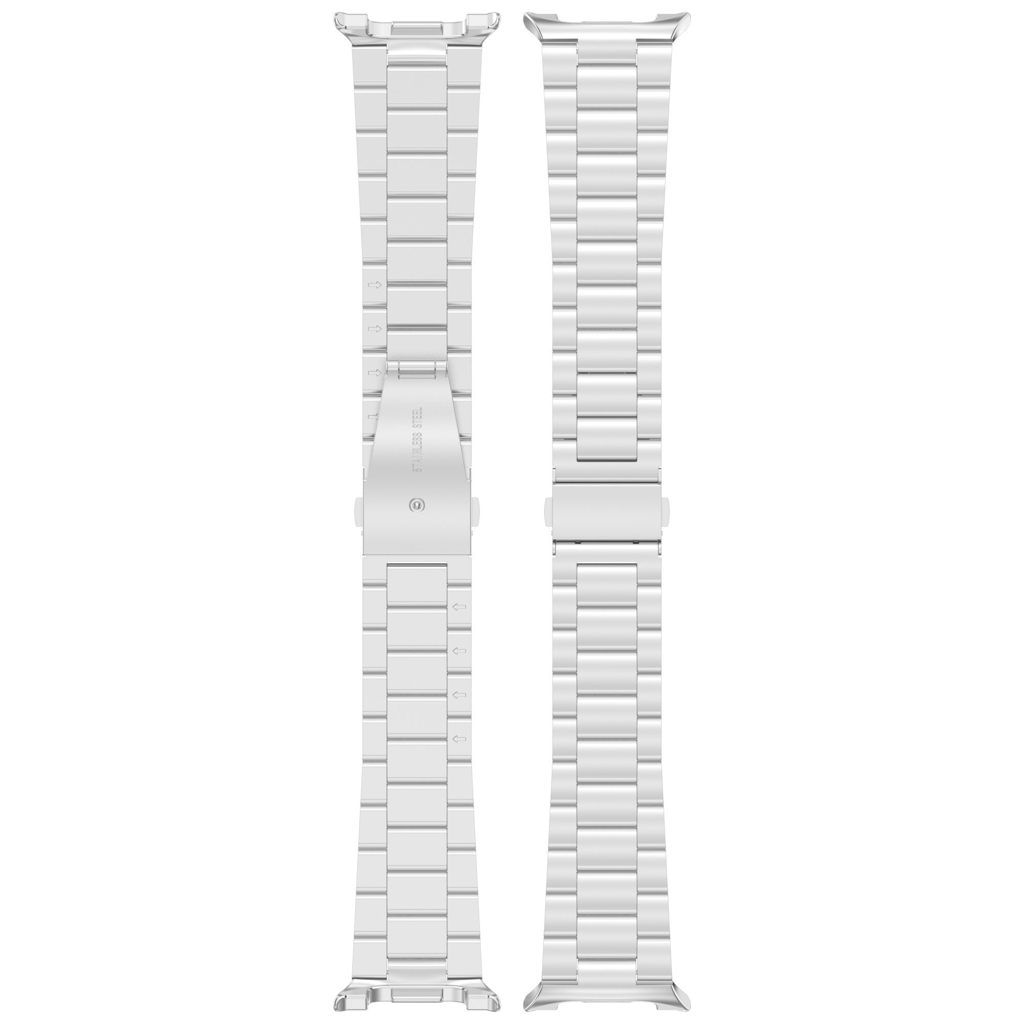 适用三星watch8三珠钢带watch8 classic金属表带WATCH8瘦身不锈钢