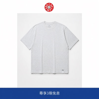 【BD CAVEMPT】MADNESS 刺绣小标宽松短袖余文乐同款素色打底T恤