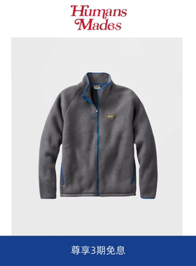 【Humans Mades】L.L.BEN 秋冬男士拉链开衫抓绒卫衣保暖羊绒外套