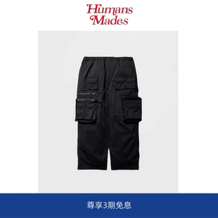 pler39s户外机能复古多口袋宽松休闲工装 Mades 长裤 Humans