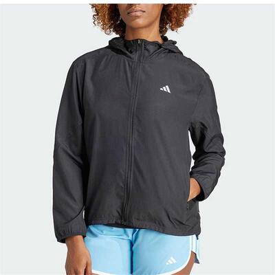 阿迪女装训练经典连帽夹克外套
