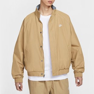 正品Nike耐克男子摇粒绒保暖休闲运动复古立领夹克外套FZ0657-297