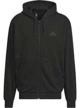 正品阿迪达斯男士简约宽松连帽梭织休闲运动外套IT3963 IT3964