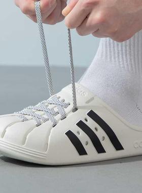 adidas阿迪达斯男女ADILETTE CLOGS 运动休闲洞洞包头拖鞋 JH9849