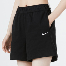 Nike耐克女23夏新款小勾刺绣纯棉运动休闲透气短裤DM6729-010