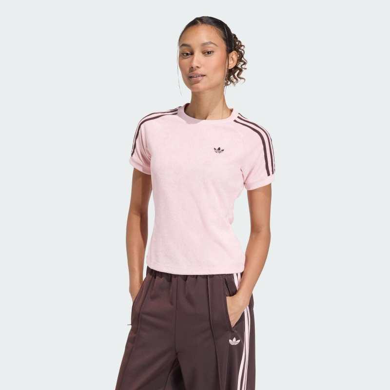 adidas三叶草女装 经典透气休闲圆领短袖T恤KD1410 KY8127 JC7705 - 实物图