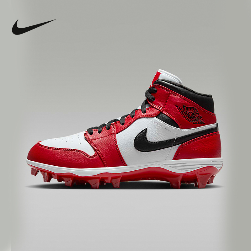 耐克高帮男士减震休闲运动足球鞋