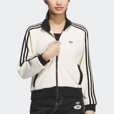 阿迪三叶草女子休闲运动夹克外套