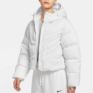 Nike耐克 女子运动休闲舒适百搭宽松短款连帽羽绒服IB2006-121