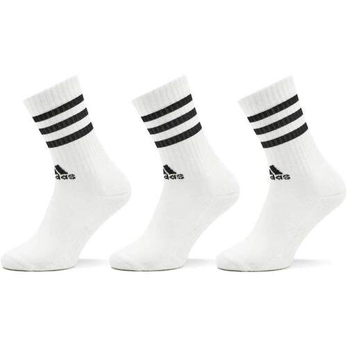 adidas男女透气中筒运动袜3双装