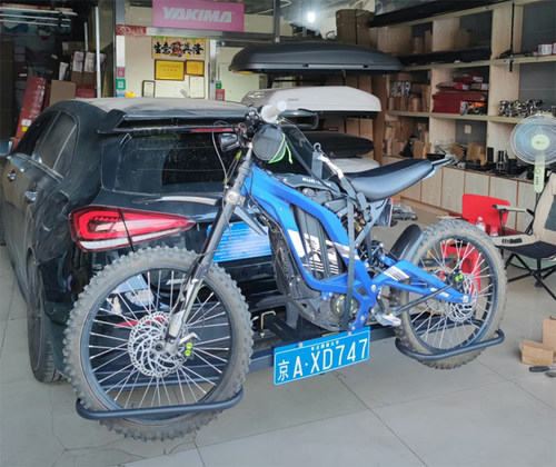 汽车越野摩托车架拖车后架轻便便携式摩托车背架 轻蜂改装SUV方口