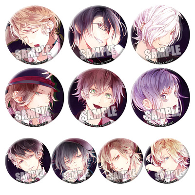 魔鬼恋人动漫徽章 DIABOLIK LOVERS逆卷昴绫人无神皓吧唧胸章 5