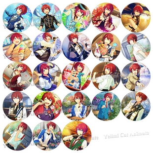 ES徽章虚拟偶像挂件随身镜 动漫周边梦幻祭吧唧 knights 07朱樱司