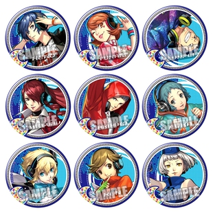 女神异闻录3吧唧 徽章 PERSONA3 结城理/AEGIS/伊丽莎白动漫胸章K