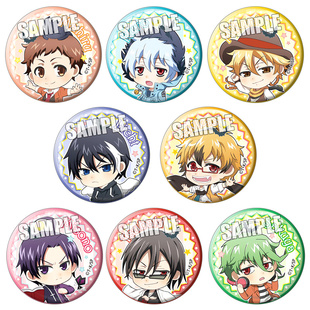 吸血鬼仆人徽章动漫周边小黑城田真昼绵贯樱哉铁底定制吧唧胸章A