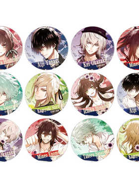 Collar×Malice徽章 项圈与恶意乙女游戏冈崎契动漫铁底吧唧胸章F