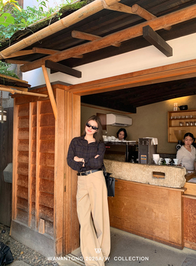 WANANTONG 本命弯刀裤! lem@ire成衣酵素洗 微弯好驾驭！休闲裤女