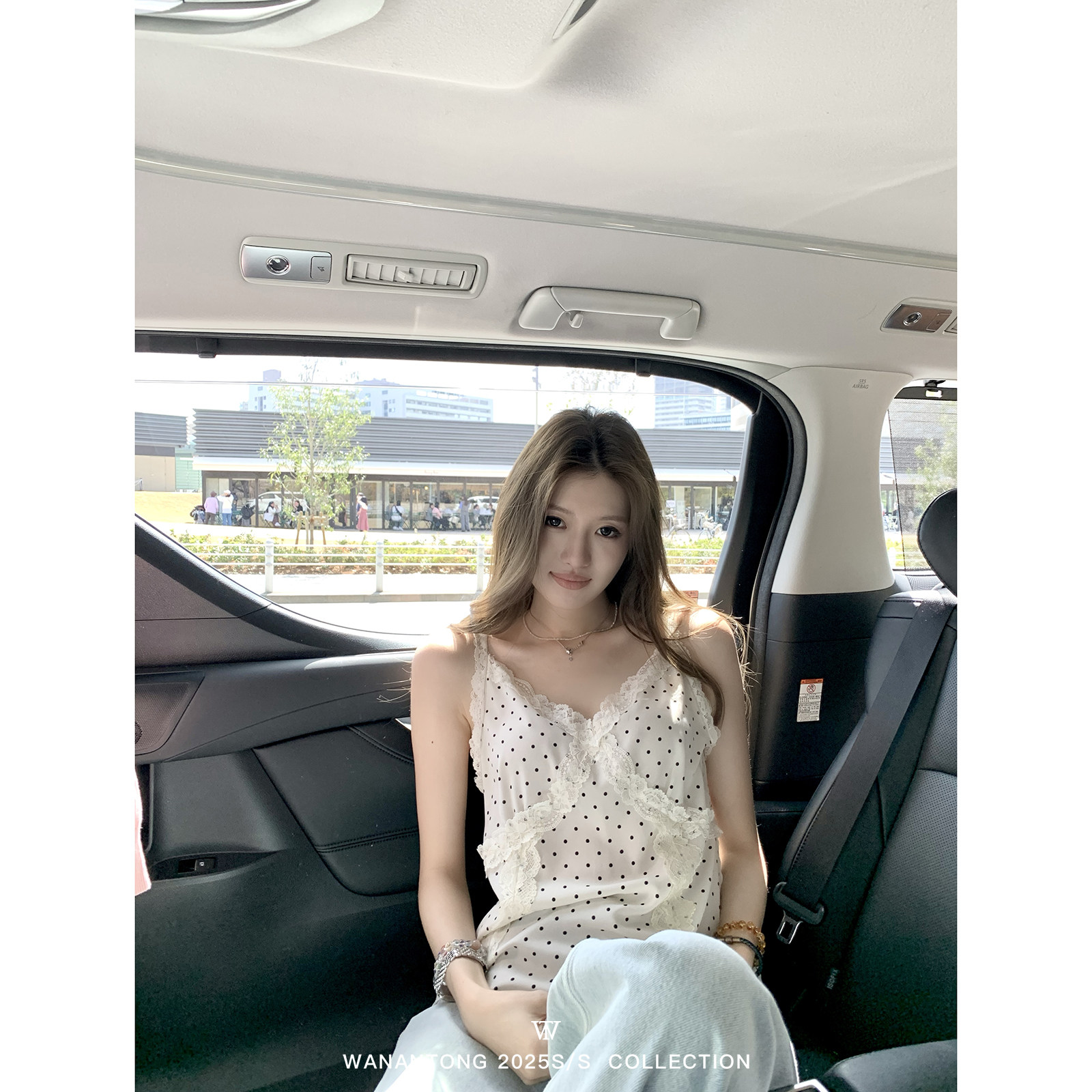 WANANTONG 清晨日耳曼 缎面蕾丝吊带女V领无袖上衣夏季,女装/女士精品,背心吊带,淘宝优惠券,粉丝福利购,淘宝优惠卷