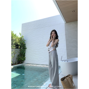 每天都爱穿 wear 时髦感工装 直筒休闲卫裤 WANANTONG 女春季 Day