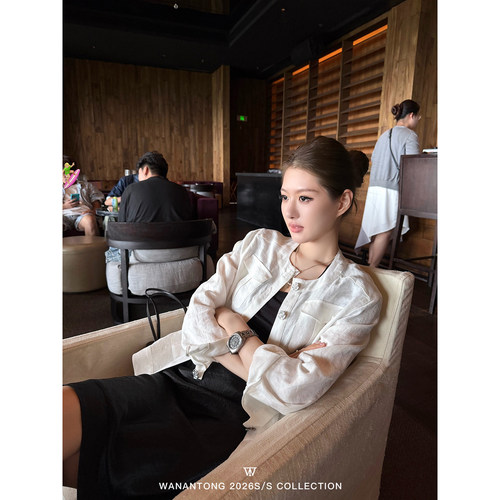 WANANTONG【钱里钱气 玫瑰银扣时髦夹克外套】4/10 10:00 AM