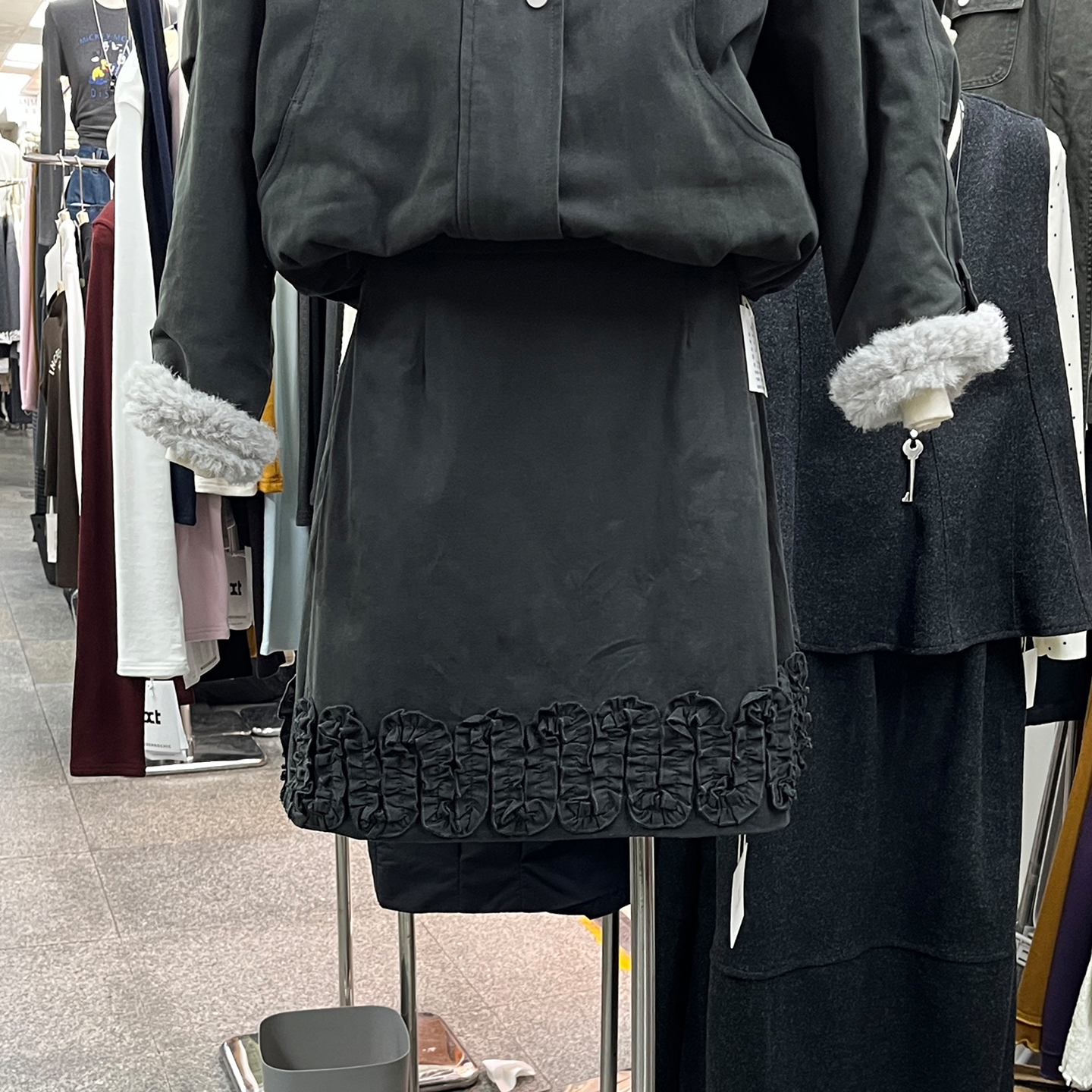 时尚设计感拼接休闲半裙短裙