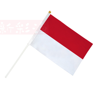 8号摩纳哥旗子手摇小旗子厂家7号刀旗订做串旗Monaco flag custom