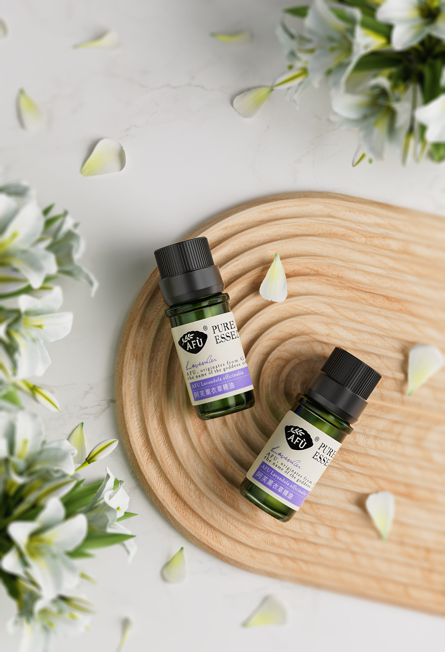 【484-阿芙精油美妆海报】c4d工程oc渲染3d模型素材三维场景电商