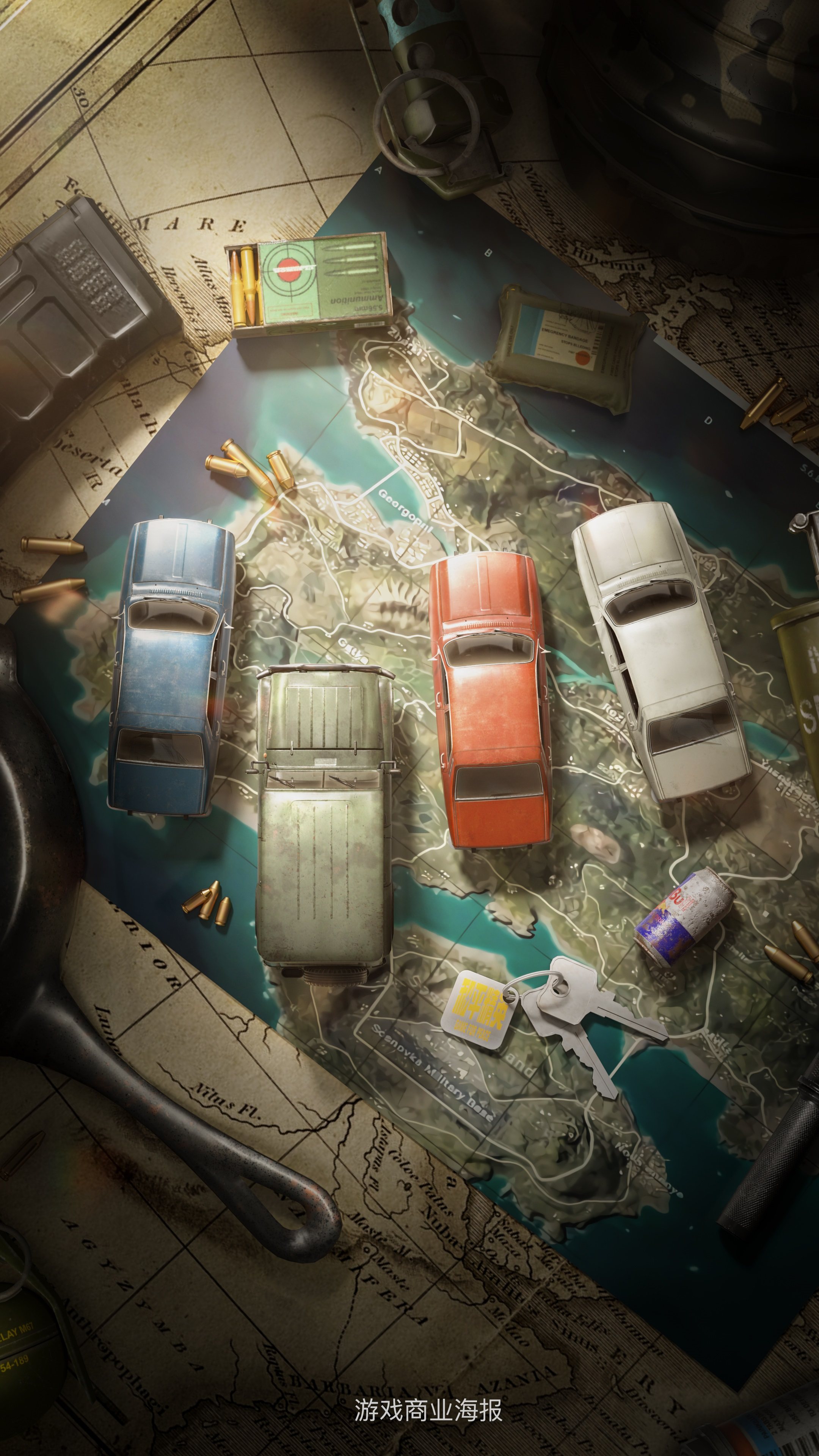 【362游戏商业海报】c4d工程oc渲染3d模型素材场景灯光电商源文件