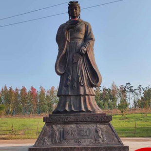 玻璃钢仿铜嫘祖人物雕塑铸铜女娲补天养蚕纺织雕像公园广场摆件