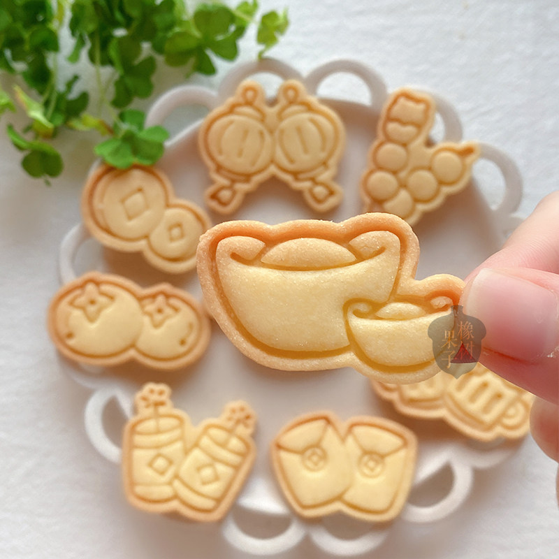 新年元宝红包饼干模具 好事成双灯笼糖葫芦财神虎黄油曲奇工具,厨房/烹饪用具,烘焙模具,淘宝优惠券,粉丝福利购,淘宝优惠卷