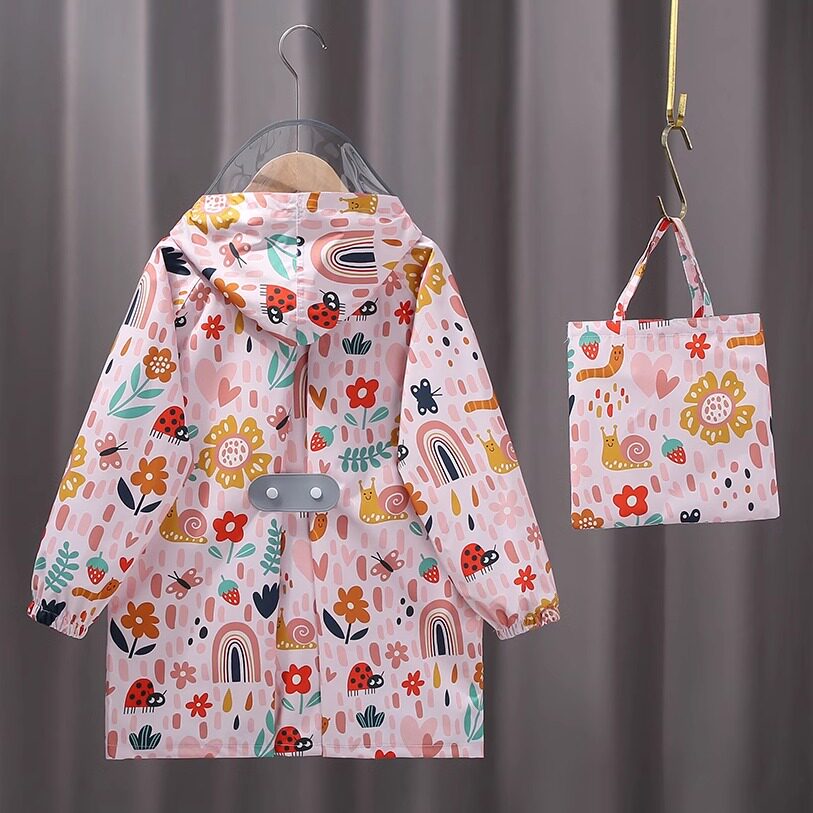 2026新卡通儿童雨衣男女成人亲子宝宝小学生防水轻薄速干环保雨披