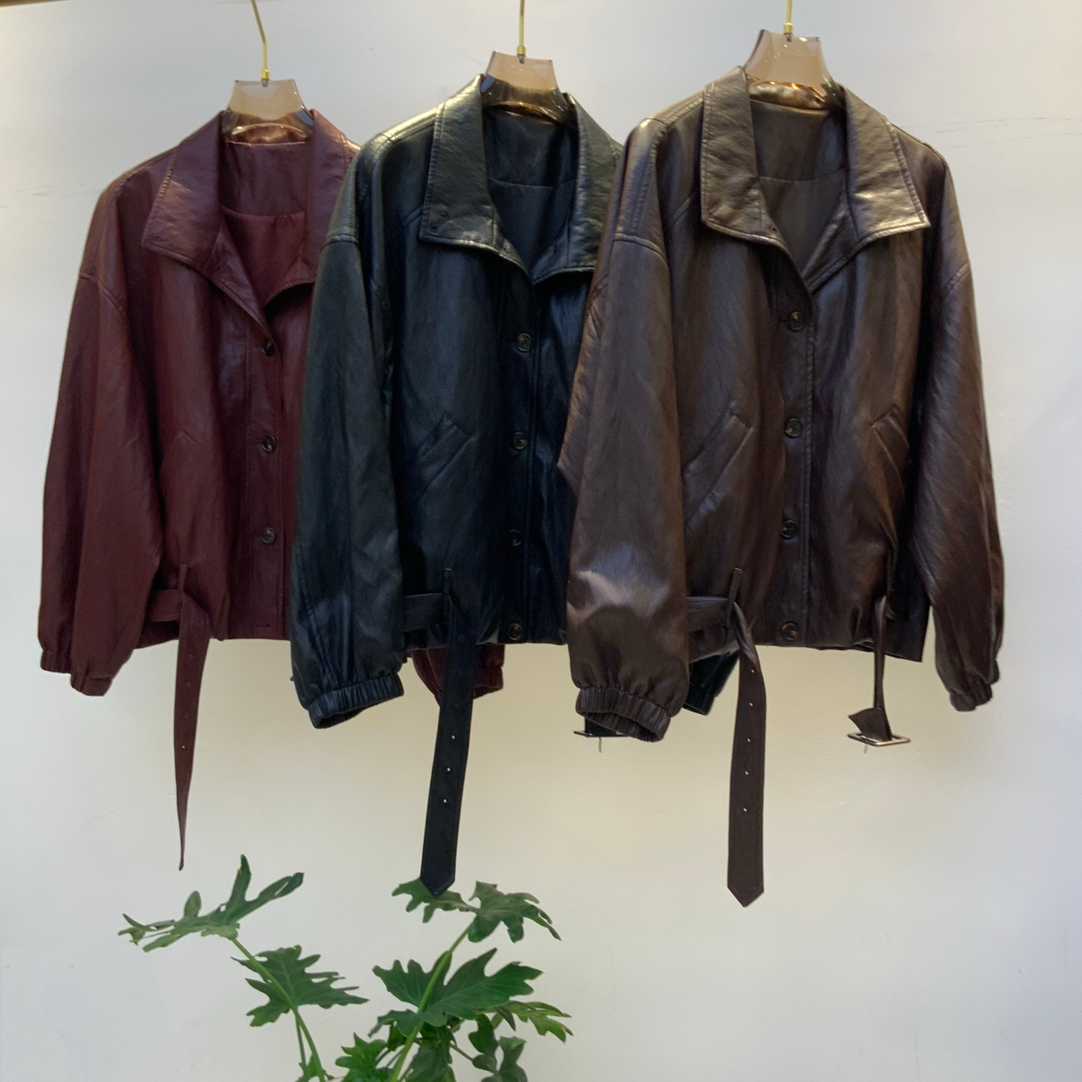 阅悦冬上新新款时尚百搭外套宽松显瘦复古时髦短外套A9342