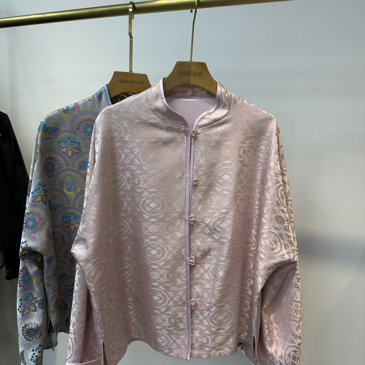 阅悦秋上新真丝提花国风短外套（含100真丝）YS8G502