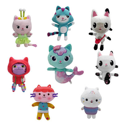 跨境新品毛绒玩具娃娃屋Gabby'sDollhouse猫盖比猫咪现货