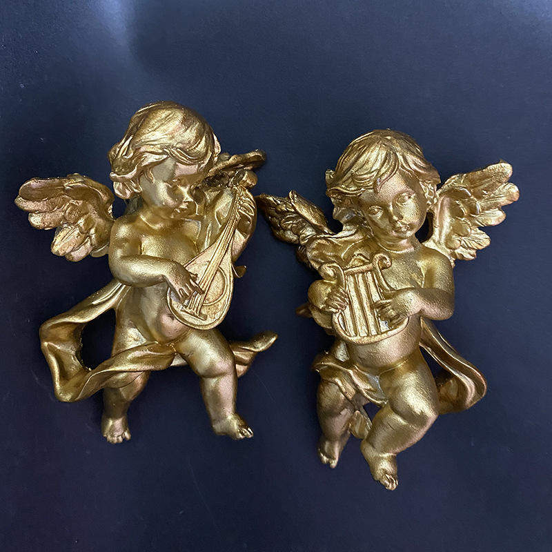 欧式树脂墙壁挂雕像饰石膏拍照北欧天使道具树脂石膏小拍照