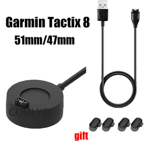 适用佳明Fenix 8/Tactix 8 Instinct 3 2本能跨界手表充电器