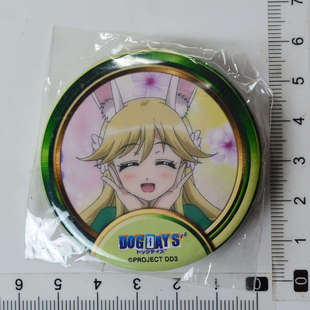 日本正版现货]犬勇者物语 DOG DAYS'' 收藏徽章 贝尔 法布林塔（S