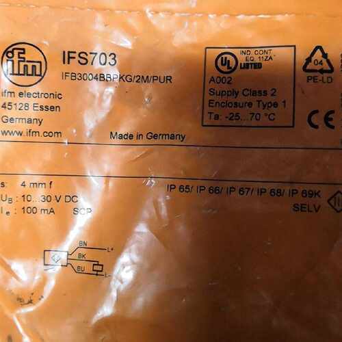 议价假一赔十IFM易福门电感式感测器IFS703现货