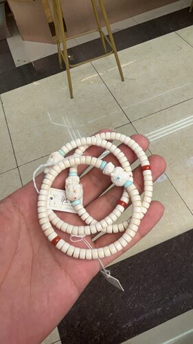 蓝际珠宝天然猛犸象牙度母宝宝文玩手串手链