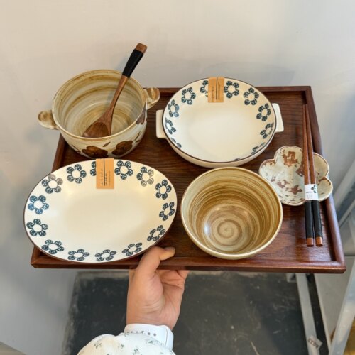 漫生活老板娘 三餐四季 碗碟套装一人食家用月子餐分餐餐具民宿