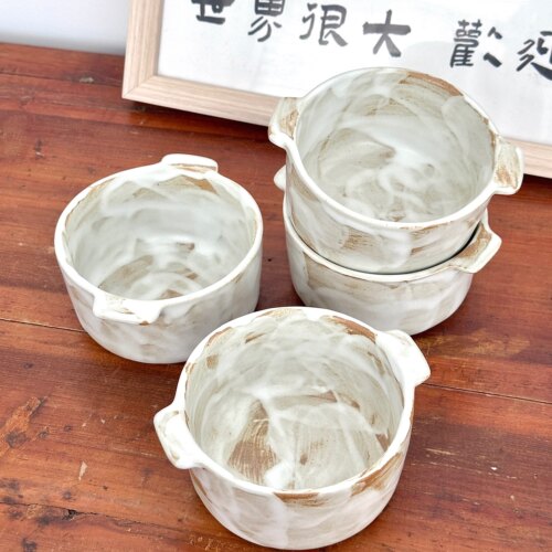 漫生活老板娘ins风双耳汤碗燕麦碗酸奶碗甜品碗精致漂亮高级感