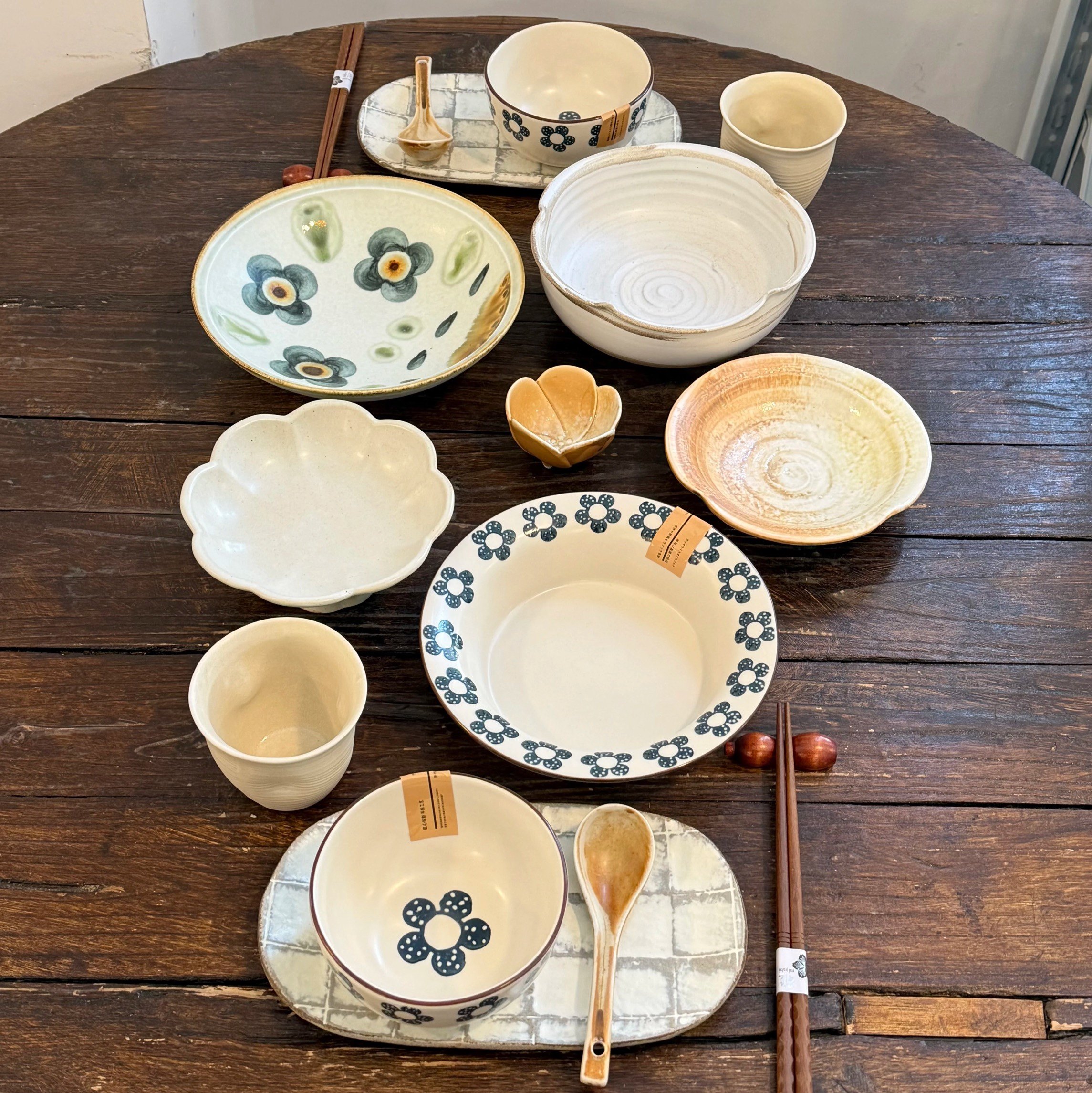 漫生活老板娘 青花陶语 田园风餐具套装精致二人食碗盘杯碟家用,餐饮具,餐具瓷器套装,淘宝优惠券,粉丝福利购,淘宝优惠卷