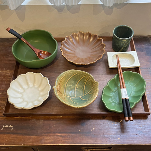 漫生活老板娘 水木年华 一人食餐具托盘碗盘套装组合月子餐多餐制