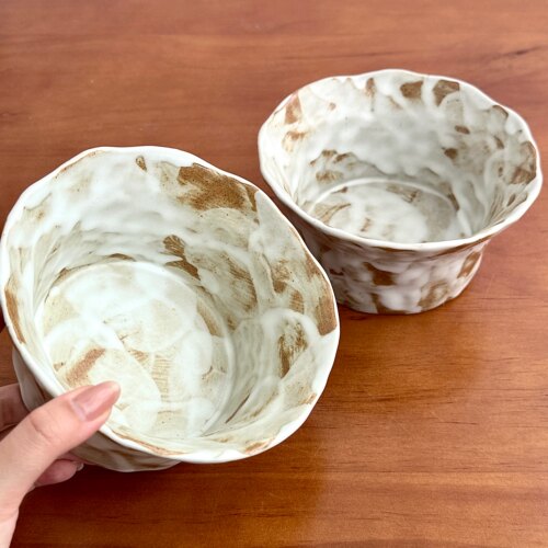 漫生活老板娘景德镇手工粗陶高颜值ins风喇叭碗酸奶碗燕麦碗沙拉