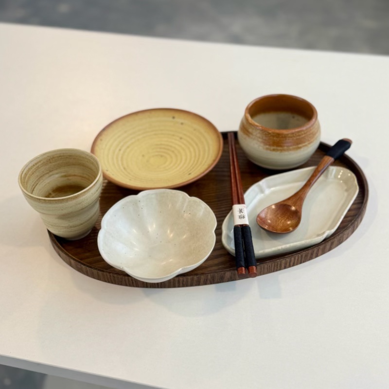 漫生活老板娘 好好吃饭 一人食月子餐休闲餐简餐摆拍复古托盘碗碟