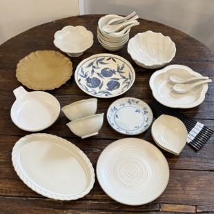 漫生活老板娘 素瓷雅趣 餐具套装六人食家用招待客人仪式感高级