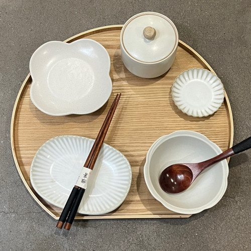 漫生活老板娘 简单家用一人食套装月子餐早餐碗盘简餐高颜值碗碟