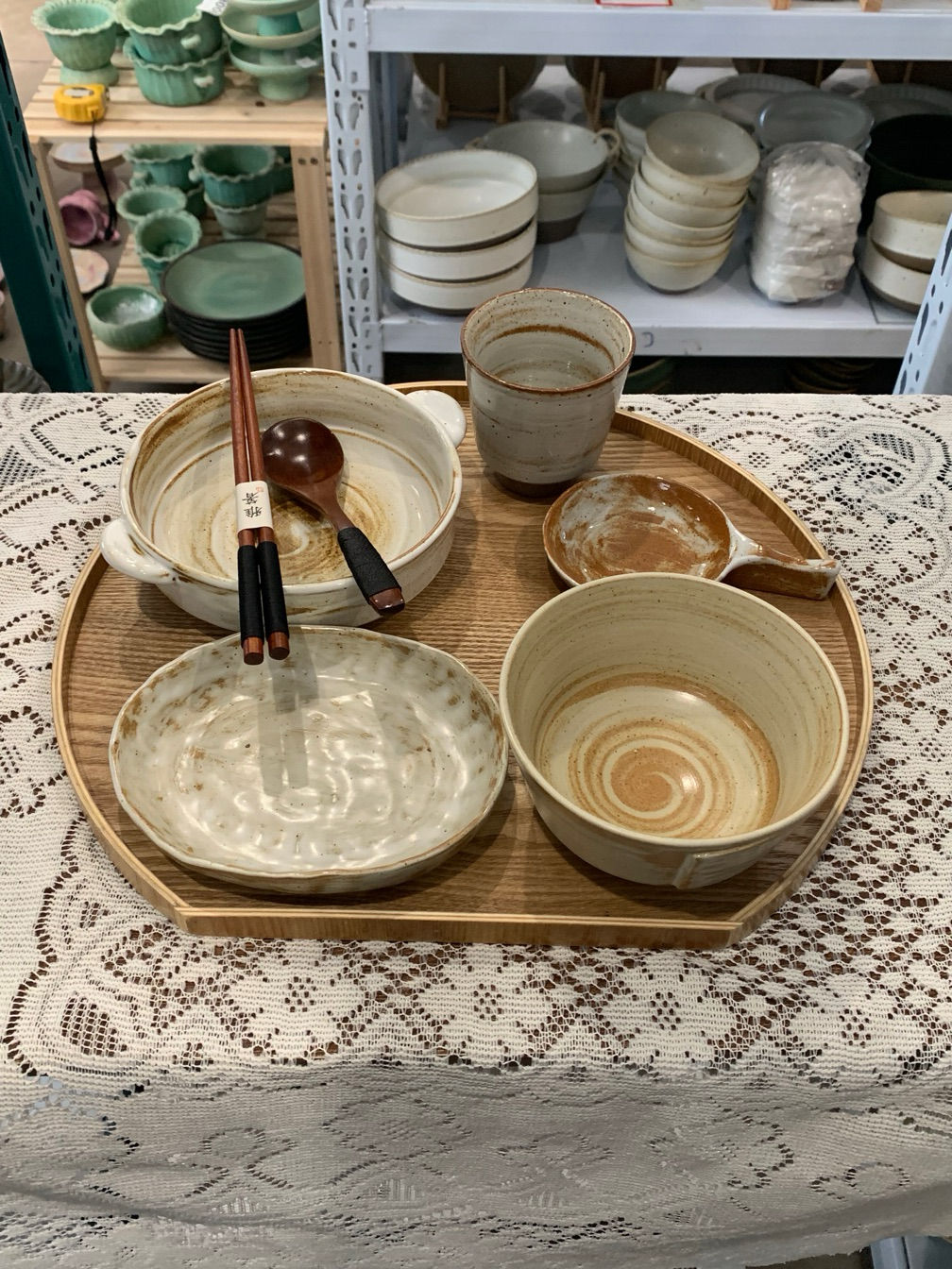 漫生活老板娘 美拉德色一人食早餐托盘套装月子餐高颜值组合搭配