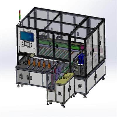 全自动18650电池分选机 X2913  3D图纸 机械设计素材 SW模型