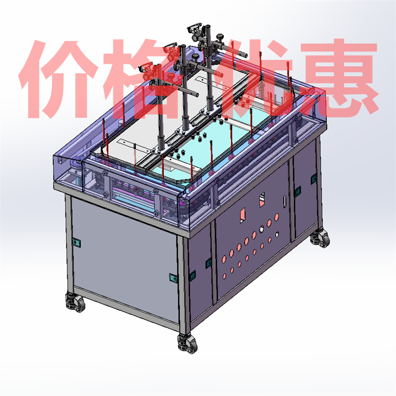 环形喷涂机原文件工程图X26793D图纸机械设计素材SW模型